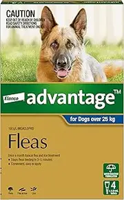 Advantage Fleas for Dogs Over 25kg - 4 Pack
