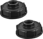 KONTONTY Water Tank Adapter IBC Tank Adapter Quick Connect Plastic Connector Replacement Part Set of 2 Easy to Install