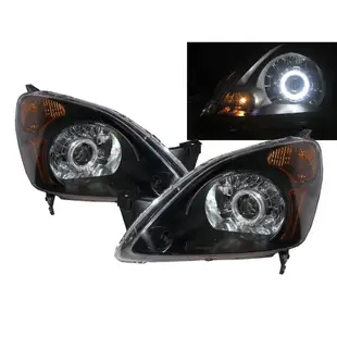 卡嗶車燈 適用 HONDA 本田 CR-V RD4/5/7 02-04 光導LED光圈 鹵素燈泡魚眼 V3 大燈