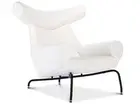 Replica Hans Wegner Ox Chair | Ivory Velvet