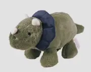Carters Just One You Blue Green Triceratops Dinosaur Plush Baby Toy 68340 New