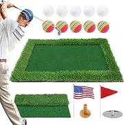 Golf Pool Game, Golf Chipping Game Set, Hitting Mat for Improving Skills, Adult Training Activities for Outdoor Pool Lake Backyard