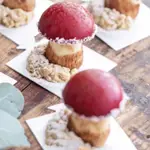 6連圓柱半圓法式甜品慕斯模創意蘑菇杏鮑菇蛋糕巧剋力模具