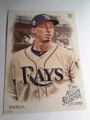 2019 Topps Allen & Ginter Jumbo 5x7 Blake Snell Rays 93 02/49