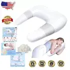 Breathable Memory Foam U-Pillow for Comfortable Side Sleeping & Pain Alleviation