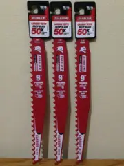 DIABLO 9" Demo Demon Carbide 50X Pruning Reciprocating Saw Blades sawzalls