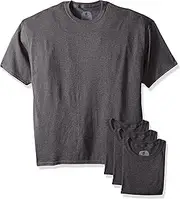 [Hanes] Men's EcoSmart T-Shirt (Pack of 4)