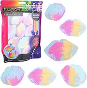 Toyland® Rainbow High Bath Bombs - 10 Lip Shaped Bath Bombs - Swirling Rainbow Colours!