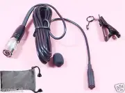 LAV-H4P Mini Tie Clip Lapel Lavalier Microphone Mic for Audio Technica with bag