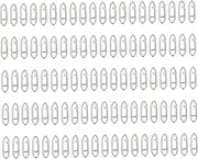 100Pcs Stainless Steel Swivel Lock Snaps for Fishing Gear Durable Fishing Snaps Saltwater Approved for Rigs and Spreaders Practical Fishing Accessories