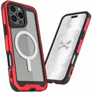 Ghostek iPhone 16 Pro Max Atomic Slim 4 Aluminum Case With MagSafe - Red