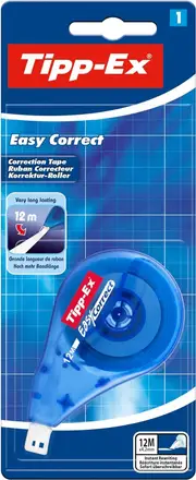 Tipp-Ex Easy Correction Roller Tape 4.2 MM x 12 M White Out School