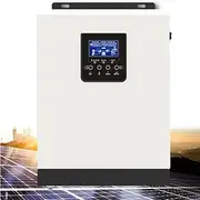 3000VA Solar Inverter Pure Sinewave Solar Inverter for Home Solar System MPPT 40A Solar Recharge Controller Auto Restart Overload Short Circuit Protections