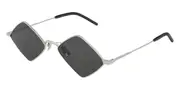 Saint Laurent SL 302 LISA 001 Men's Sunglasses Silver Size 55