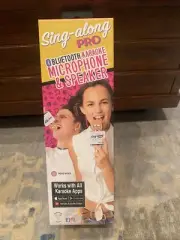 Sing-along PRO Bluetooth Karaoke Microphone and Speaker All-in-one (Rose Gold)
