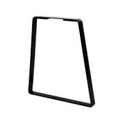 RapidHome 70 x 66 x 5cm Black Madison Steel Flat Bar Table Furniture Leg