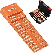 Neitra Setup Blocks Woodworking - 15 PCS Aluminum Height Gauge Blocks Set - Woodworking Measuring Tools Precision Setup Bars for Router and Table Saw