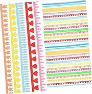 PartyKindom 252Pcs Colorful Paper Quilling Strips for DIY Flower Craft Decoration Versatile Paper Craft Kit for Handmade Art for Parties Weddings and Creative Projects