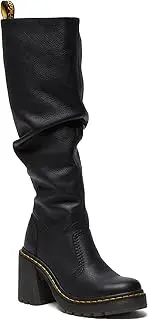 [Dr. Martens] Womens Kasey Pull On Boot Virginia Leather, Black, UK