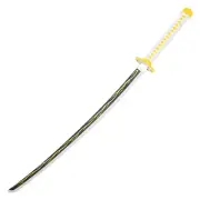 41" Fantasy Samurai Replica Sword Agatsuma Zenitsu Plastic Sword w/ Scabbard