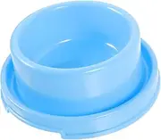 DRESSOOS Pet Bowl Cat Bowl Cat Feeder Indoor Pets Kitten Food Large Feeder Puppy Kitten Feeding Dog Puppy Plastic Sky-Blue