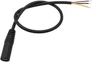 1Pcs 3.5mm Audio 2pin 3pin 4pin Mono Stereo Connector Cable Male Female Plug 2 Pole 3 Pole 4 Pole Extension Wire DIY Repair Cord(3.5mm Female 3P)