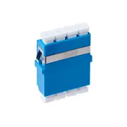 Lc Os1 Os2 Singlemode Coupler Flangeless Quad Ceramic Sleeve Blue