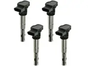 DIY Solutions 66YH75W Ignition Coil Set Fits 2010-2014 Audi A5 2.0L 4 Cyl (for: Audi)