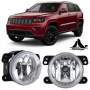 Clear Lens Fog Lights For 2011-2013 Dodge Charger/Jeep Grand Cherokee Front Lamp (for: Jeep)