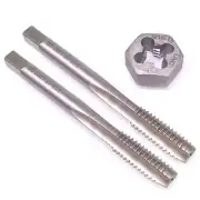 HSS 5/16-18 Taper & Plug Tap & 5/16-18 Hexagon Die Thread Right Hand Set