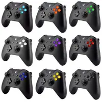 在飛比找蝦皮購物優惠-XBOX ONE手柄殼 十色ABXY透明全套手柄按鍵 子彈頭