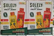 Solely NON-GMO Organic Fruit Jerky 10 Mango & 6 Pineapple 13oz 368g (2 Boxes)