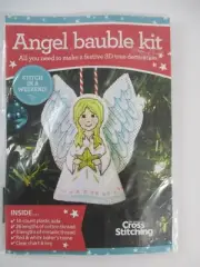 Cross Stitching Angel Bauble Christmas Tree Ornament Kit NIP