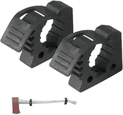Shovel Holder for Truck - 2 Pieces Clamp Brackets, Shovel Holder Rubber Clamp Mount | Off Road Tool Handle, Quick Release Fire Extinguisher Holder, Shovel Holder Adjustable for