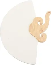 CIMAXIC DIY Paint Hand Fan Craft Kit Mini Lacquer Fan Wooden Fan Bulk Set Handheld Fan for Wedding Unique