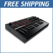 MPK Mini MK3 - Velocity-Sensitive USB MIDI Controller with Drum Pads & Software
