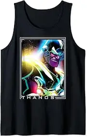 [Marvel] Thanos Infinity Gauntlet Side Profile Poster Tank Top