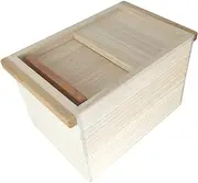 Umezawa domestic unbleached Tung rice bin sliding 5kg 641014