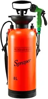 Pump Sprayer Sprinkler, Pressurized Lawn Garden Water Irrigation Spray Bottles, Backpack Sprayer for Spraying Plants, Garden Watering and Household Cleaning(8L)