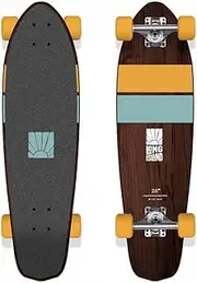 Jart Dual 28"x7.5" Long Island Cruiser Skateboard, Adults Unisex, Multicoloured (Multicoloured), One Size