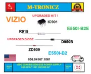 REPAIR PARTS KIT FOR VIZIO POWER SUPPLY 056.04167.1071 DEAD / BLOWN CHIP