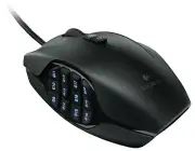 Logitech G600 MMO Gaming Mouse, RGB Backlit, 20 Programmable Buttons from Japan