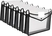 GANAZONO Document Organiser A4 File Pouch Poly Envelopes File Folder Business Card Storage