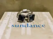 NWT Sundance Catalog Silver Blue Topaz “Winged Butterfly Ring” size 7 $178