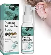 After Piercing Care Solution - After Care Cleanser for Ear Piercing,Portable Piercing Cleaning Accessories for Pocket, Bag, Suitcase Storage for Skin Swelling