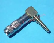 Right Angle Gold Plated Stereo Audio Jack Plug Connector 3.5mm AUX High Quality