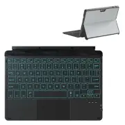 Keyboard Case for Surface Go (3/2/1) - Black, 7 Color Backlight, Magnetic