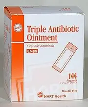 HART Health Triple Antibiotic Ointment 0.5 gm Packet 144/box