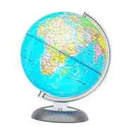 Illuminated Globes for Kids - 8” Light Up World Globe With Stand, Gift Ideas