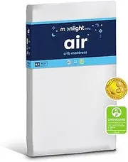 Moonlight Slumber Air Crib Mattress - Breathable Crib Mattress for Baby and Toddler - Innovative Breathe-Thru Open Core Technology for Infant Safety and Comfort - 5.5in.